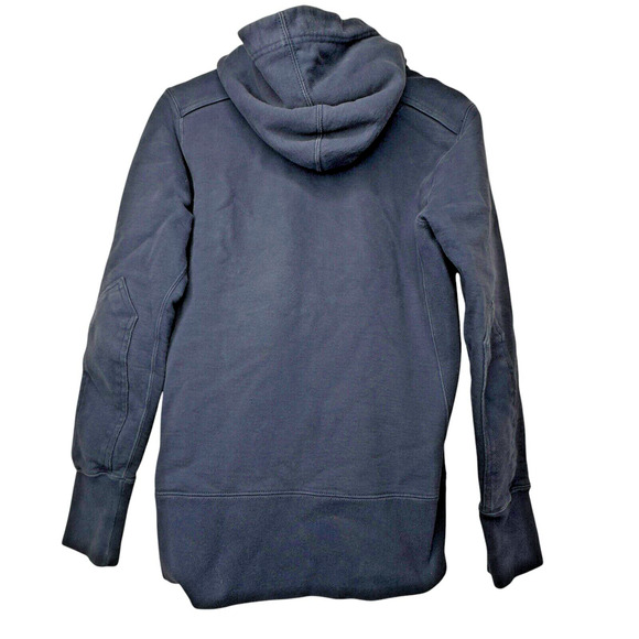 American Giant Hoodie Womens Medium Blue Long Sleeve Zip Up Sweatshirt Adult - Picture 4 of 16